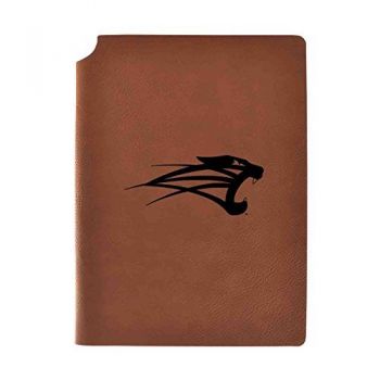 Leather Hardcover Notebook Journal - St. Francis Fort Wayne Cougars
