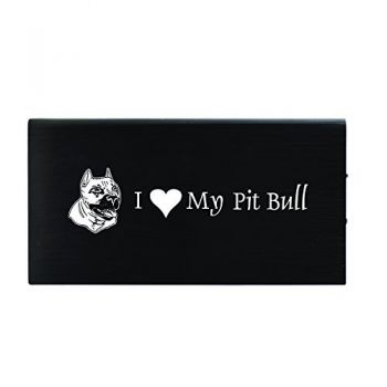Quick Charge Portable Power Bank 8000 mAh  - I Love My Pit Bull