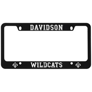Stainless Steel License Plate Frame - Davidson Wildcats