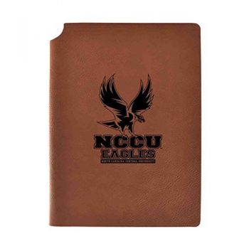 Leather Hardcover Notebook Journal - North Carolina Central Eagles