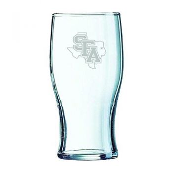 19.5 oz Irish Pint Glass - Stephen F Austin Lumberjacks