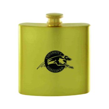 6 oz Brushed Stainless Steel Flask - Indianapolis Greyhounds