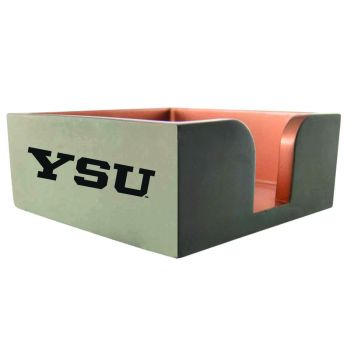 Modern Concrete Notepad Holder - Youngstown State Penguins