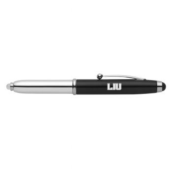 3 in 1 Combo Ballpoint Pen, LED Flashlight & Stylus - LIU Blackbirds