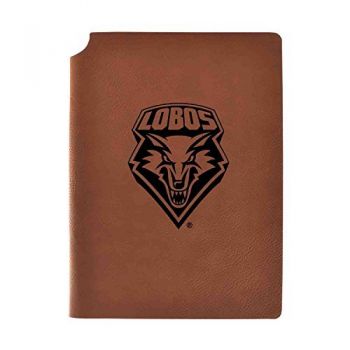 Leather Hardcover Notebook Journal - UNM Lobos