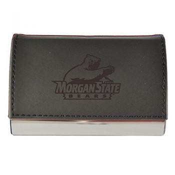 PU Leather Business Card Holder - Morgan State Bears