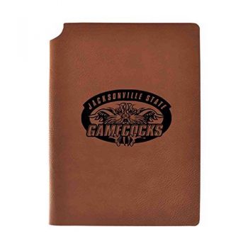 Leather Hardcover Notebook Journal - Jacksonville State Gamecocks