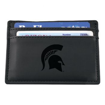 Slim Wallet with Money Clip - Michigan State Spartans