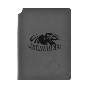 Leather Hardcover Notebook Journal - Wisconsin-Milwaukee Panthers
