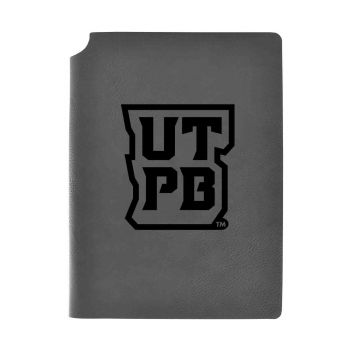 Leather Hardcover Notebook Journal - UTPB Falcons