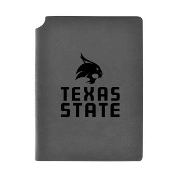 Leather Hardcover Notebook Journal - Texas State Bobcats