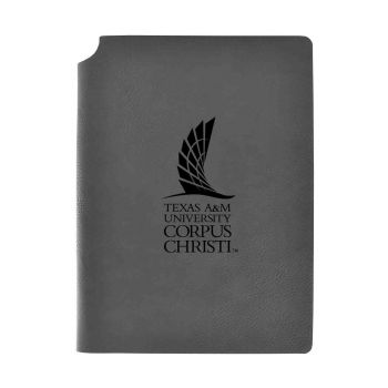 Leather Hardcover Notebook Journal - Texas A&M Corpus Christi Islanders