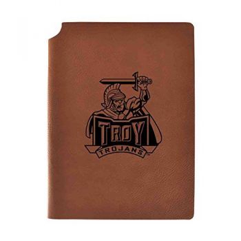 Leather Hardcover Notebook Journal - Troy Trojans