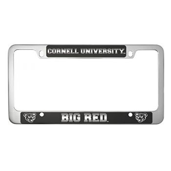 Stainless Steel License Plate Frame - Cornell Big Red