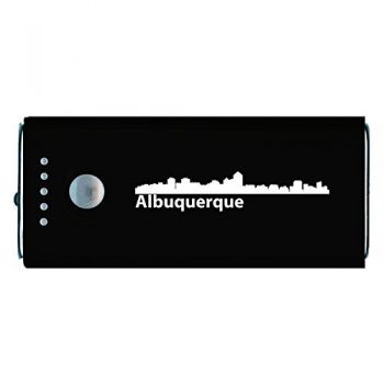 Quick Charge Portable Power Bank 5200 mAh - Albuquerque City Skyline