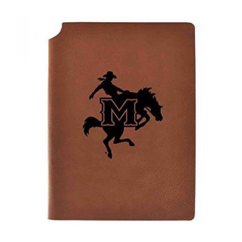 Leather Hardcover Notebook Journal - McNeese State Cowboys
