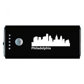 Quick Charge Portable Power Bank 5200 mAh - Philadelphia City Skyline