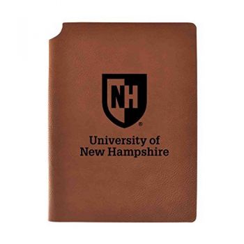 Leather Hardcover Notebook Journal - New Hampshire Wildcats