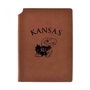 Leather Hardcover Notebook Journal - Kansas Jayhawks
