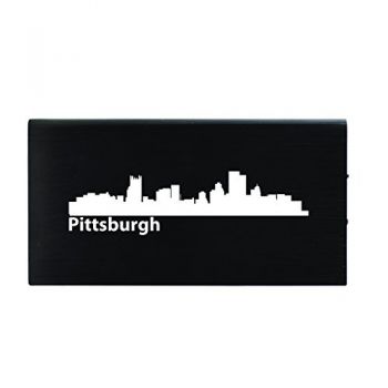 Quick Charge Portable Power Bank 8000 mAh - Pittsburgh City Skyline