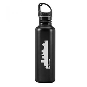 24 oz Reusable Water Bottle - Baltimore City Skyline