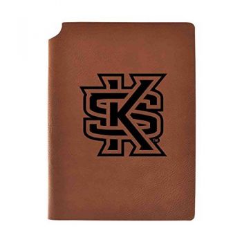Leather Hardcover Notebook Journal - Kennesaw State Owls