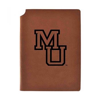 Leather Hardcover Notebook Journal - Mercer Bears