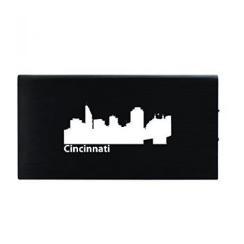 Quick Charge Portable Power Bank 8000 mAh - Cincinnati City Skyline