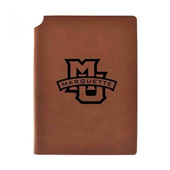 Leather Hardcover Notebook Journal - Marquette Golden Eagles