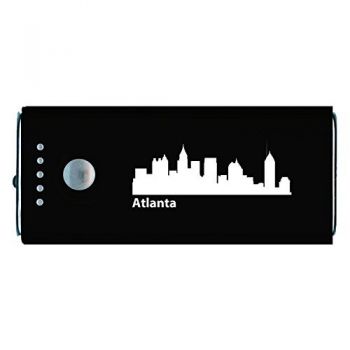 Quick Charge Portable Power Bank 5200 mAh - Atlanta City Skyline