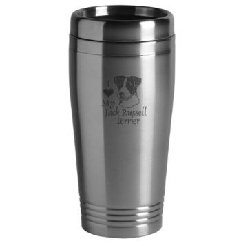 16 oz Stainless Steel Insulated Tumbler  - I Love My Jack Russel Terrier