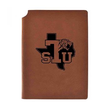 Leather Hardcover Notebook Journal - Texas Southern Tigers