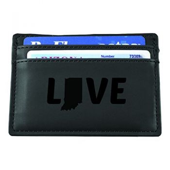 Slim Wallet with Money Clip - Indiana Love - Indiana Love