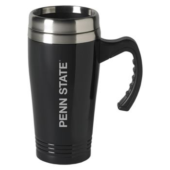 16 oz Stainless Steel Coffee Mug with handle - Penn State Lions
