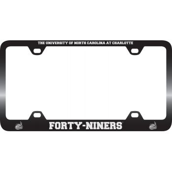 Stainless Steel License Plate Frame - UNC Charlotte 49ers