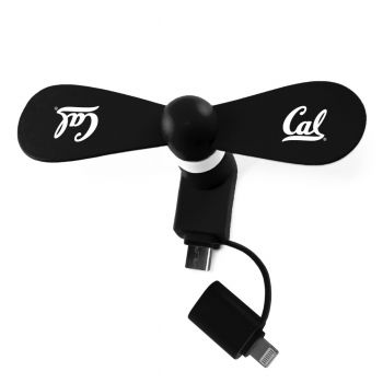 Cell Phone Fan USB and Lightning Compatible - Cal Bears