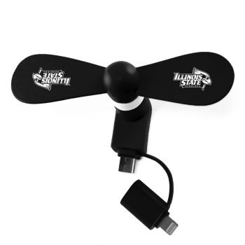 Cell Phone Fan USB and Lightning Compatible - Illinois State Redbirds