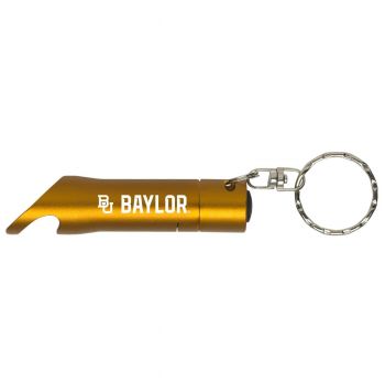 Keychain Bottle Opener & Flashlight - Baylor Bears