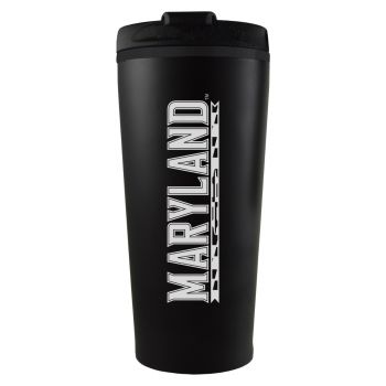 16 oz Insulated Tumbler with Lid - Maryland Terrapins
