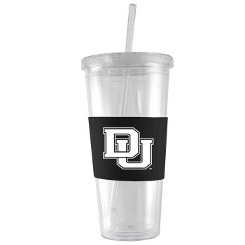 24 oz. Acrylic Tumbler with Silicone Sleeve - Denver Pioneers