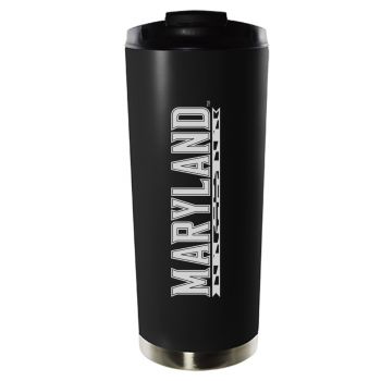 16 oz Vacuum Insulated Tumbler with Lid - Maryland Terrapins
